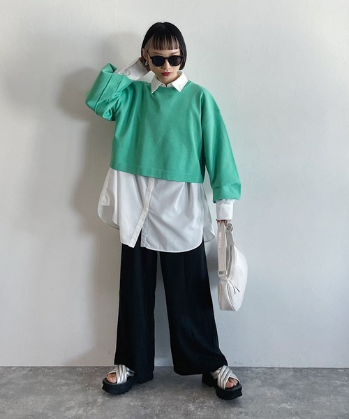 PAGEBOY（ページボーイ）の「ボリュームクロススポサン（サンダル・レディース・ブラック/オフホワイト/シルバー・MEDIUM/LARGE）」の9枚目の写真