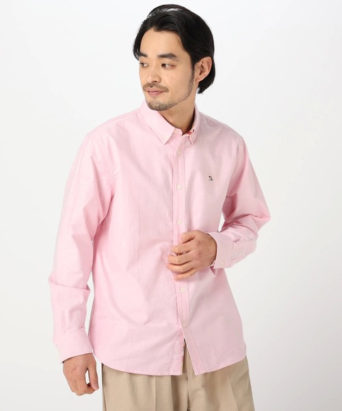 Arnold Palmer(アーノルドパーマー)の「APクラシック オックス 長袖 シェア シャツ(シャツ/ブラウス・レディース・ブルー/ベージュ/ライトピンク/ホワイト/サックスブルー/サーモンピンク/ライトブラウン/グレイッシュベージュ/ミント/サンドベージュ/ワインレッド/ピンク/バーガンディー・L/LL/M/S/XS)」の10枚目の写真