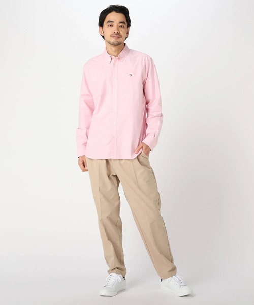 Arnold Palmer(アーノルドパーマー)の「APクラシック オックス 長袖 シェア シャツ(シャツ/ブラウス・レディース・ブルー/ベージュ/ライトピンク/ホワイト/サックスブルー/サーモンピンク/ライトブラウン/グレイッシュベージュ/ミント/サンドベージュ/ワインレッド/ピンク/バーガンディー・L/LL/M/S/XS)」の17枚目の写真