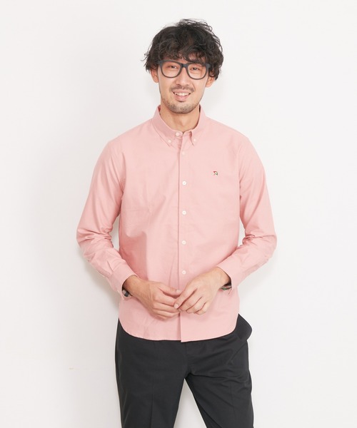 Arnold Palmer(アーノルドパーマー)の「APクラシック オックス 長袖 シェア シャツ(シャツ/ブラウス・レディース・ブルー/ベージュ/ライトピンク/ホワイト/サックスブルー/サーモンピンク/ライトブラウン/グレイッシュベージュ/ミント/サンドベージュ/ワインレッド/ピンク/バーガンディー・L/LL/M/S/XS)」の21枚目の写真