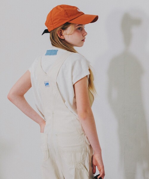 Lee（リー）の「◆【130・150】LEE OVERALLS（つなぎ/オールインワン・キッズ・オフホワイト/ネイビー・15 /13）」の3枚目の写真