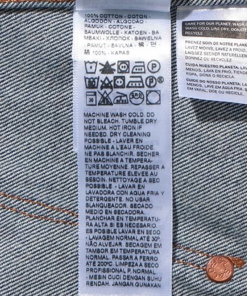 Levi's（リーバイス）の「Levi's(R) RED CINCHBACK トラッカージャケット PINE GULCH CREEK（デニムジャケット・レディース・ダークインディゴブルー・S/XS/M）」の18枚目の写真