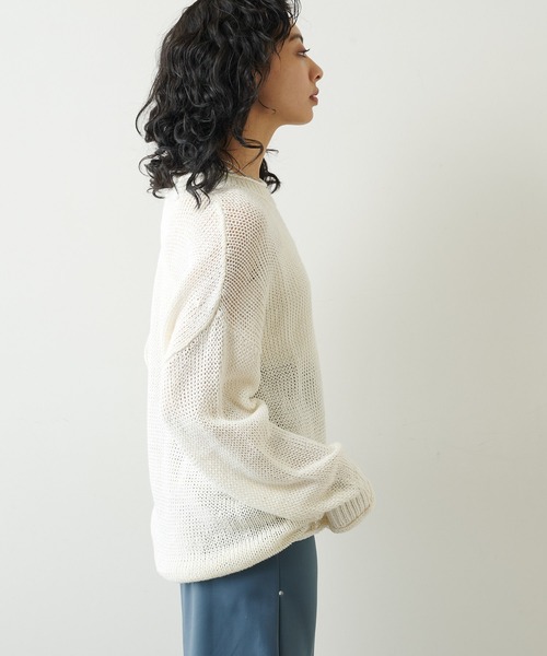 Whim Gazette（ウィムガゼット）の「リネンプルオーバー（ニット