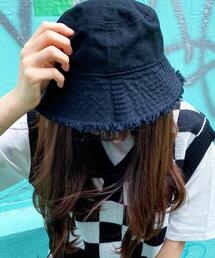 フリンジバケットハット