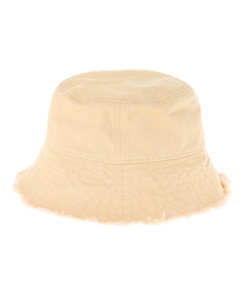 INGNI（イング）の「フリンジバケットハット（ハット・レディース・ブラック/ベージュ/オフホワイト・ONE SIZE）」の5枚目の写真