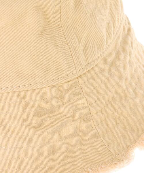 INGNI（イング）の「フリンジバケットハット（ハット・レディース・ブラック/ベージュ/オフホワイト・ONE SIZE）」の8枚目の写真