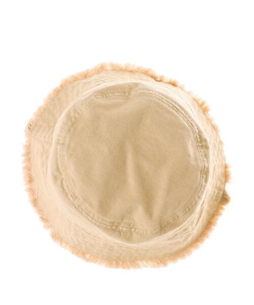 INGNI（イング）の「フリンジバケットハット（ハット・レディース・ブラック/ベージュ/オフホワイト・ONE SIZE）」の9枚目の写真