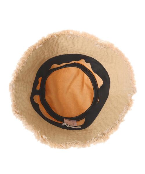 INGNI（イング）の「フリンジバケットハット（ハット・レディース・ブラック/ベージュ/オフホワイト・ONE SIZE）」の10枚目の写真