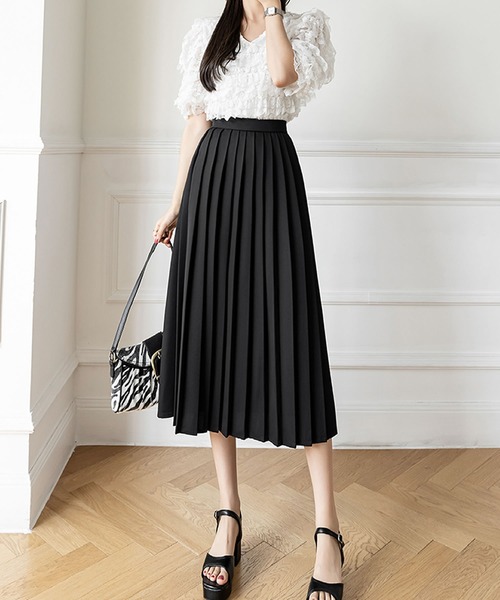 ミモレ丈 フロントプリーツ スカート スカート Grandeir グランディール のファッション通販 Zozotown