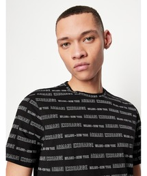 ARMANI EXCHANGE | 【A|X アルマーニ エクスチェンジ】オールオーバーロゴ　半袖クルーネックTシャツ/REGULAR(Tシャツ/カットソー)