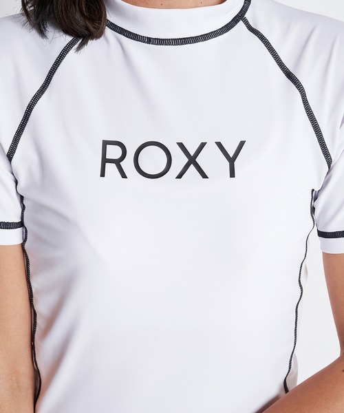 ROXY（ロキシー）の「RASHIE S/S/ロキシー半袖ラッシュガード(水着)（ラッシュガード・レディース・ホワイト/ブラック/ネイビー/ブルー系その他・SMALL/MEDIUM/LARGE）」の9枚目の写真