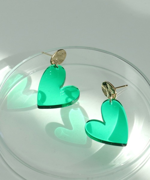【heradi】'Breeze'095Earring〜ピアス★日本未入荷 2021FW ハートノンホールピアス3（ピアス（両耳用））｜FOREVER 21