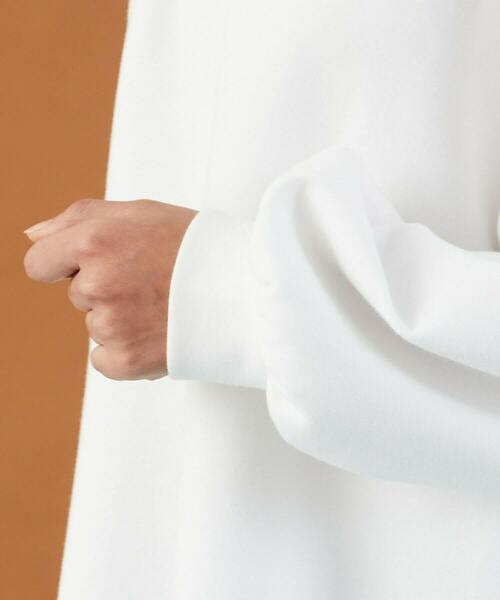 FRAPBOIS（フラボア）の「BIGスリーブT（Tシャツ/カットソー・レディース・ホワイト/グレイッシュベージュ・1/0）」の7枚目の写真