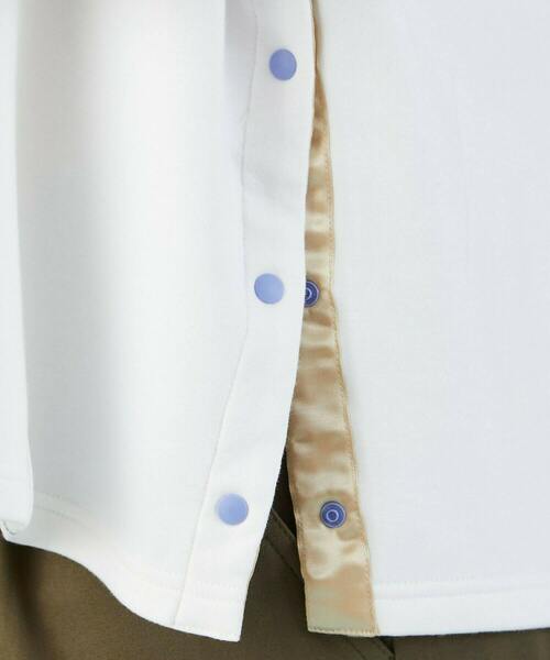 FRAPBOIS（フラボア）の「BIGスリーブT（Tシャツ/カットソー・レディース・ホワイト/グレイッシュベージュ・1/0）」の9枚目の写真