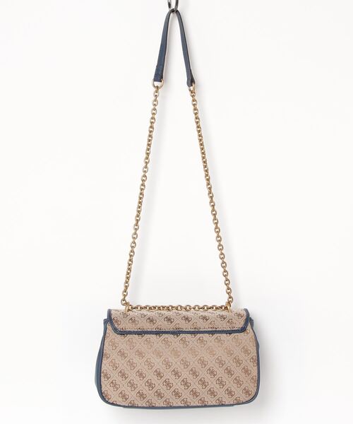 Guess（ゲス）の「AVIANA Convertible Crossbody Flap（ショルダーバッグ・レディース・ホワイト/ネイビー・ONE SIZE）」の3枚目の写真
