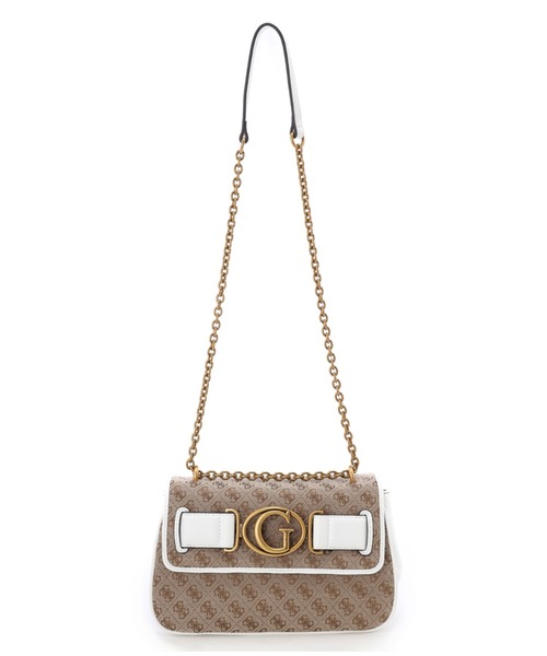 Guess（ゲス）の「AVIANA Convertible Crossbody Flap（ショルダーバッグ・レディース・ホワイト/ネイビー・ONE SIZE）」の8枚目の写真