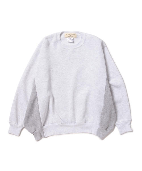 BEAMS BOY（ビームスボーイ）の「◎les Briqu’a braque / サイド 配色 クルースウェット（スウェット・レディース・ライトグレー/ブラック・ONE SIZE）」の12枚目の写真
