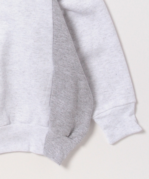 BEAMS BOY（ビームスボーイ）の「◎les Briqu’a braque / サイド 配色 クルースウェット（スウェット・レディース・ライトグレー/ブラック・ONE SIZE）」の9枚目の写真