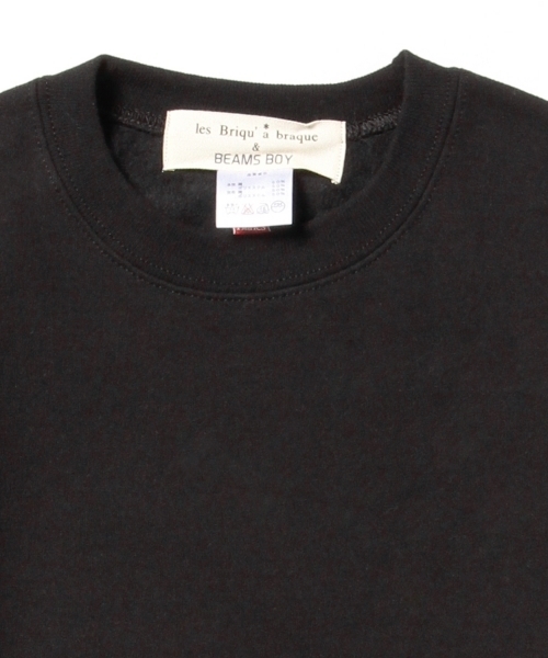 BEAMS BOY（ビームスボーイ）の「◎les Briqu’a braque / サイド 配色 クルースウェット（スウェット・レディース・ライトグレー/ブラック・ONE SIZE）」の6枚目の写真