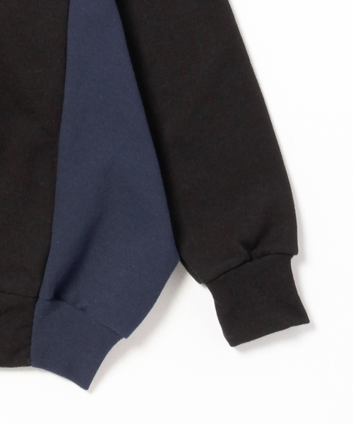 BEAMS BOY（ビームスボーイ）の「◎les Briqu’a braque / サイド 配色 クルースウェット（スウェット・レディース・ライトグレー/ブラック・ONE SIZE）」の5枚目の写真