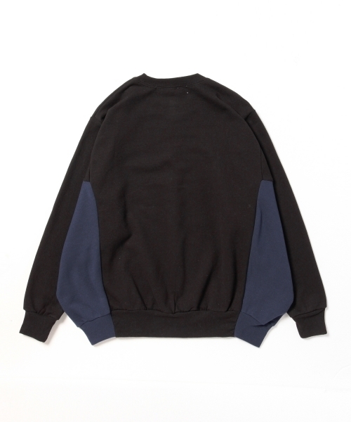 BEAMS BOY（ビームスボーイ）の「◎les Briqu’a braque / サイド 配色 クルースウェット（スウェット・レディース・ライトグレー/ブラック・ONE SIZE）」の3枚目の写真