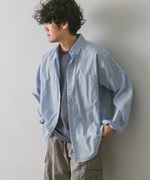 URBAN RESEARCH DOORS | ライトオックス ストライプシャツ(シャツ/ブラウス)