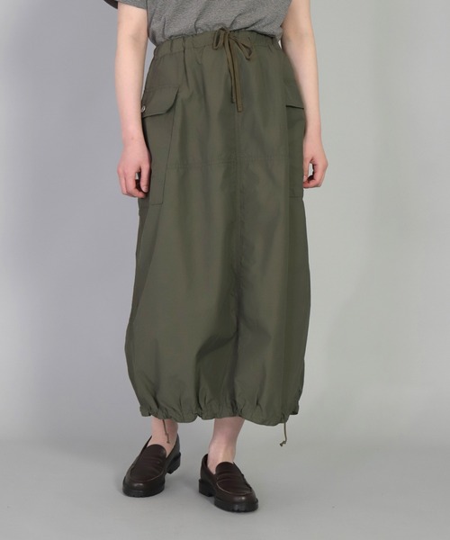 OMNIGOD（オムニゴッド）の「[OMNIGOD womens / オムニゴッド] NCウェザー イージーカーゴスカート（スカート・レディース・ネイビー/オリーブ/ゴールド・3/2）」の13枚目の写真