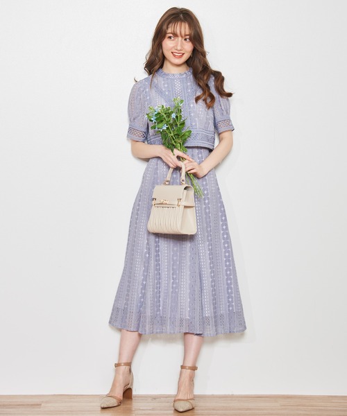 ノエラ  フラワーレースセットアップ  ワンピース NOELA（ノエラ）の「【追加】フラワーレースセットアップ（ワンピース