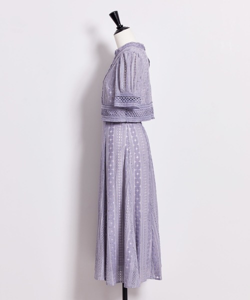 NOELA（ノエラ）の「【追加】フラワーレースセットアップ（ワンピース・レディース・ピンク/ブルー/ブラック・S/M）」の17枚目の写真