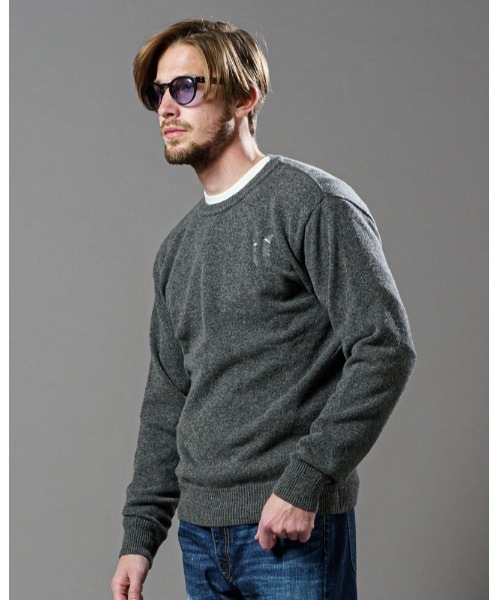 wjk(ダヴルジェイケイ)の「damage knit(ニット/セーター・メンズ・ブラック/チャコールグレー・X-LARGE/MEDIUM/LARGE/SMALL)」の8枚目の写真