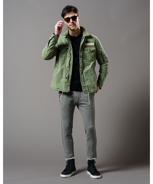 wjk(ダヴルジェイケイ)の「damage knit(ニット/セーター・メンズ・ブラック/チャコールグレー・X-LARGE/MEDIUM/LARGE/SMALL)」の11枚目の写真