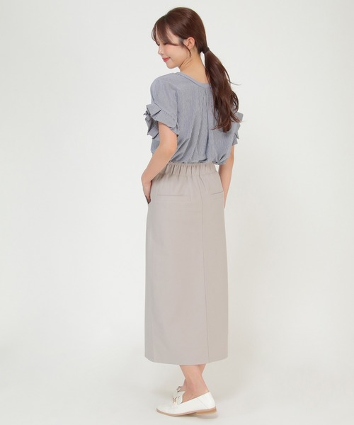 ikka(イッカ)の「【Sサイズ WEB限定】前後2WAY袖タックプルオーバー(シャツ/ブラウス・レディース・ライトグレー/ネイビー/グリーン/その他1/その他4・S/M/L)」の20枚目の写真