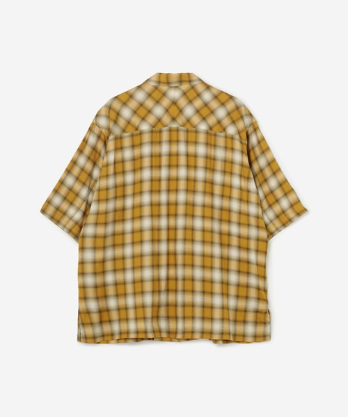 Sanca(サンカ)の「Sanca | レトロチェックオープンカラーシャツ MEN(シャツ/ブラウス・メンズ・ブルー系その他/イエロー系その他・2/3)」の13枚目の写真