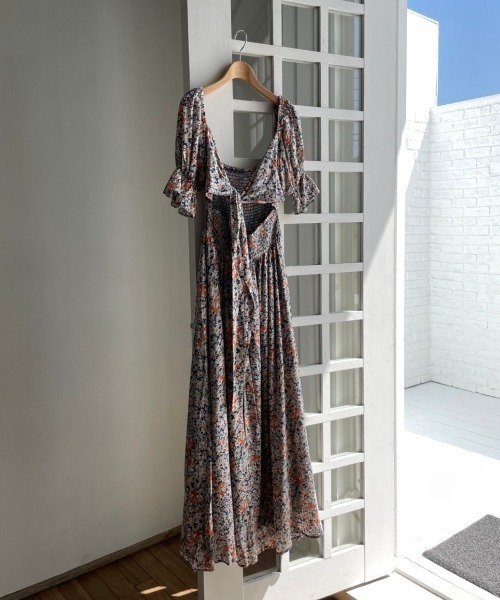 ワンピース Flower vintage dress AMAIL（アマイル）の「Vintage flower 4way dress（ワンピース）」 - WEAR