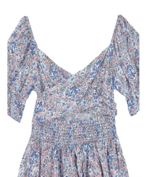 AMAIL（アマイル）の「Vintage flower 4way dress（ワンピース・レディース・ネイビー/ピンク・FREE）」の21枚目の写真