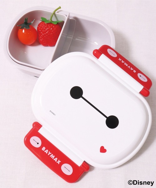 BAYBLO（ベイブロ）の「(SK)ふわっとフタ タイト ランチボックス[360ml]（お弁当箱・キッズ・ホワイト系その他/ブルー系その他/ホワイト系1/レッド系1・ONE SIZE）」の3枚目の写真
