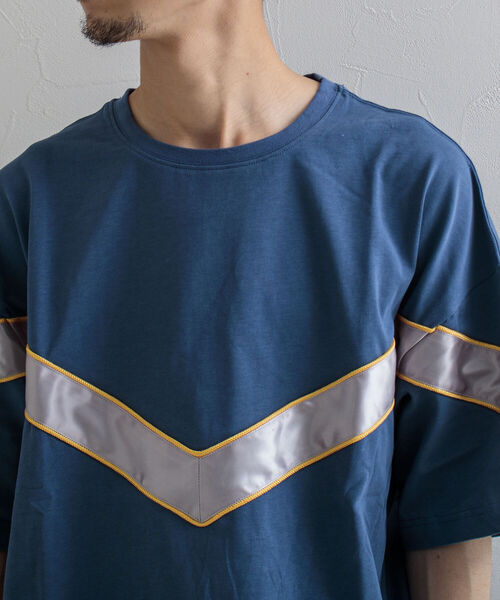 GLOSTER（グロスター）の「【GLOSTER/グロスター】IPFU ビッグシルエットTシャツ（Tシャツ/カットソー・メンズ・ブラック/アイボリー/グレイッシュブルー・M/L）」の14枚目の写真