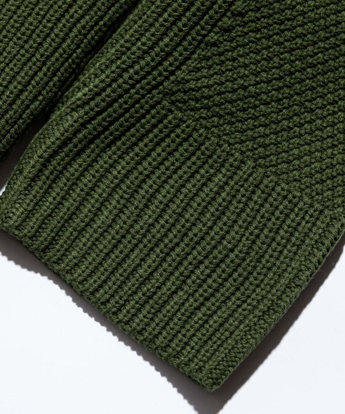 glamb（グラム）の「Sulman Turtle Knit / サルマンタートルネックニット（ニット/セーター・メンズ・ブラック/ホワイト/カーキ・M/S/L）」の9枚目の写真