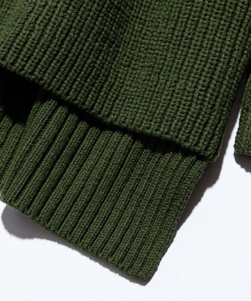 glamb（グラム）の「Sulman Turtle Knit / サルマンタートルネックニット（ニット/セーター・メンズ・ブラック/ホワイト/カーキ・M/S/L）」の10枚目の写真