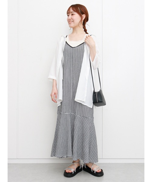 ehka sopo（エヘカソポ）の「コードストラップサンダル（サンダル・レディース・ブラック/オフホワイト/シルバー・MEDIUM/LARGE）」の11枚目の写真