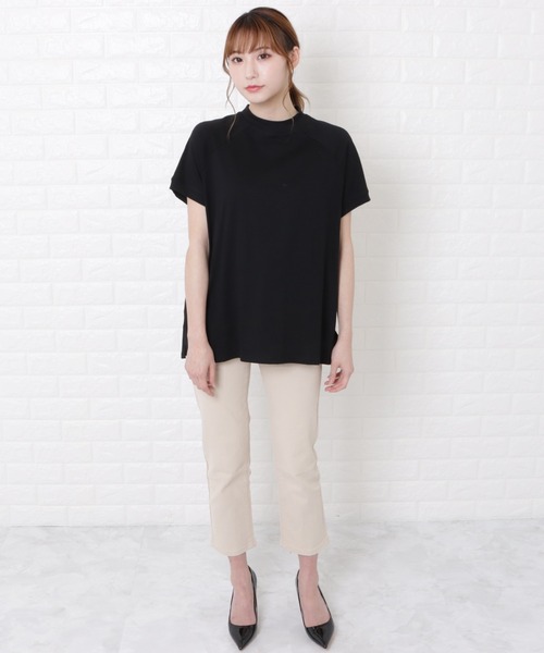Lace Ladies(レースレディース)の「ボトルネック半袖Tシャツ(Tシャツ/カットソー・レディース・ホワイト/ブラック/ブラウン・M/L)」の20枚目の写真