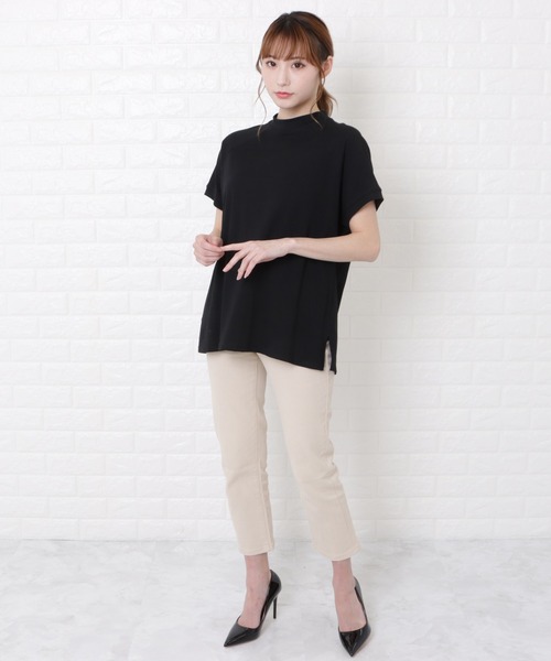 Lace Ladies(レースレディース)の「ボトルネック半袖Tシャツ(Tシャツ/カットソー・レディース・ホワイト/ブラック/ブラウン・M/L)」の19枚目の写真