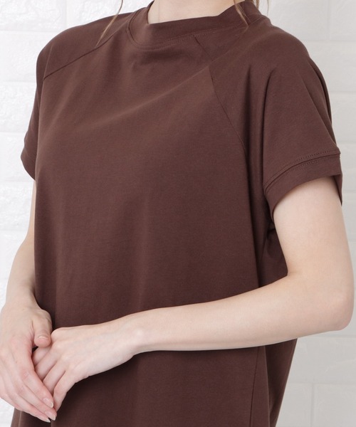 Lace Ladies(レースレディース)の「ボトルネック半袖Tシャツ(Tシャツ/カットソー・レディース・ホワイト/ブラック/ブラウン・M/L)」の14枚目の写真