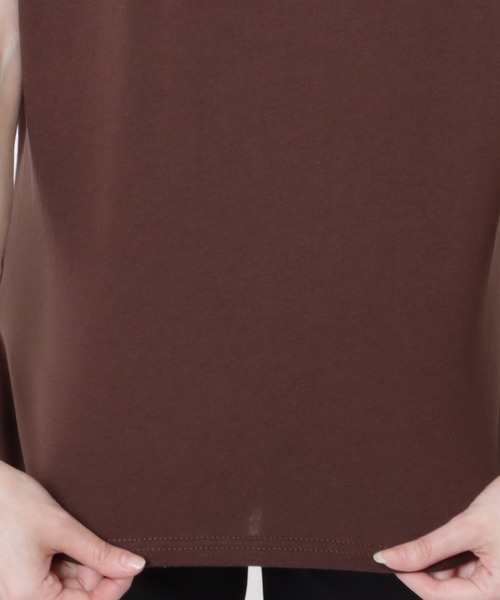 Lace Ladies(レースレディース)の「ボトルネック半袖Tシャツ(Tシャツ/カットソー・レディース・ホワイト/ブラック/ブラウン・M/L)」の13枚目の写真