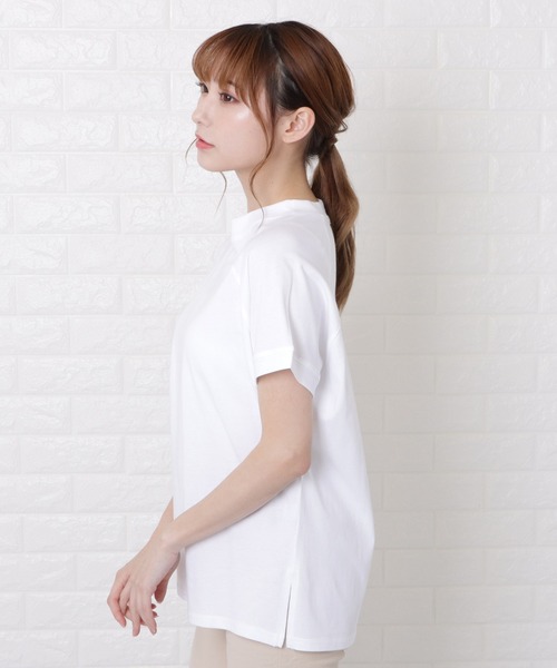 Lace Ladies(レースレディース)の「ボトルネック半袖Tシャツ(Tシャツ/カットソー・レディース・ホワイト/ブラック/ブラウン・M/L)」の11枚目の写真