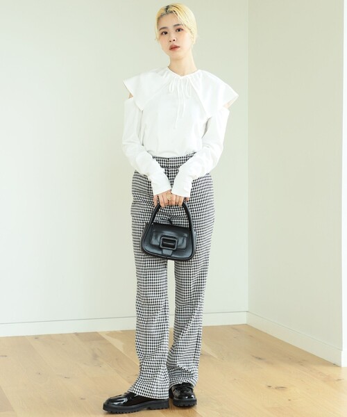 BeAMS DOT(ビームスドット)の「BeAMS DOT / マルチウェイ プルオーバー(Tシャツ/カットソー・レディース・ホワイト/ブラック系その他4・FREE)」の4枚目の写真