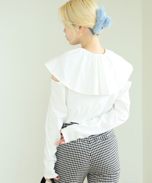 BeAMS DOT(ビームスドット)の「BeAMS DOT / マルチウェイ プルオーバー(Tシャツ/カットソー・レディース・ホワイト/ブラック系その他4・FREE)」の16枚目の写真