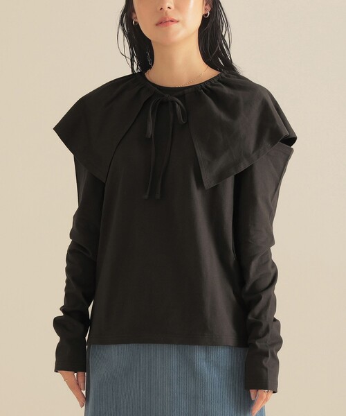 BeAMS DOT(ビームスドット)の「BeAMS DOT / マルチウェイ プルオーバー(Tシャツ/カットソー・レディース・ホワイト/ブラック系その他4・FREE)」の5枚目の写真