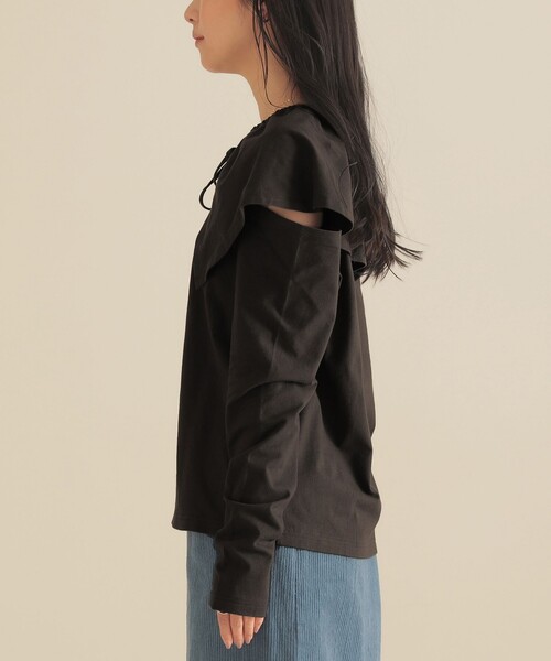 BeAMS DOT(ビームスドット)の「BeAMS DOT / マルチウェイ プルオーバー(Tシャツ/カットソー・レディース・ホワイト/ブラック系その他4・FREE)」の6枚目の写真