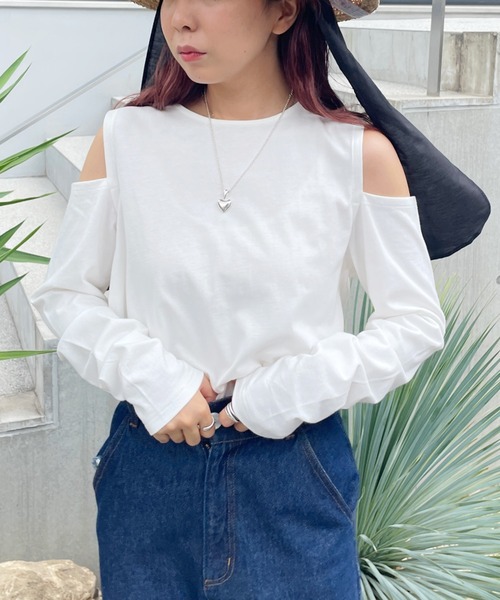 BeAMS DOT(ビームスドット)の「BeAMS DOT / マルチウェイ プルオーバー(Tシャツ/カットソー・レディース・ホワイト/ブラック系その他4・FREE)」の1枚目の写真